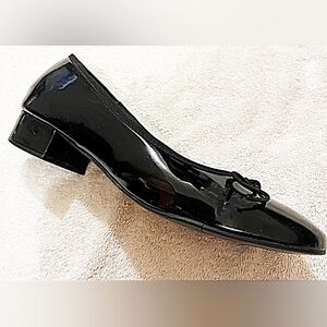 STREETWEAR SOCIETY- Black Flat Shiny Shoes